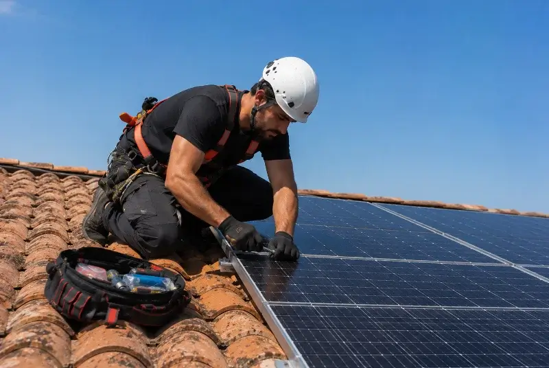 Maintenance et monitoring de panneaux solaires à Machecoul-Saint-Même